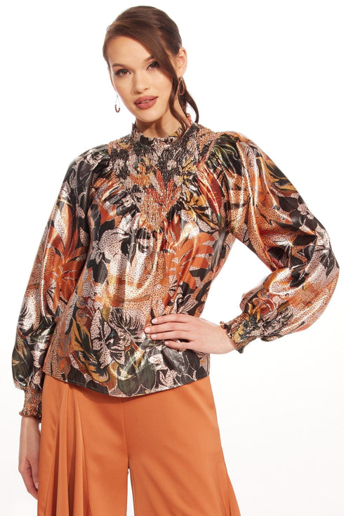 Amalia Top – Glitter Bloom